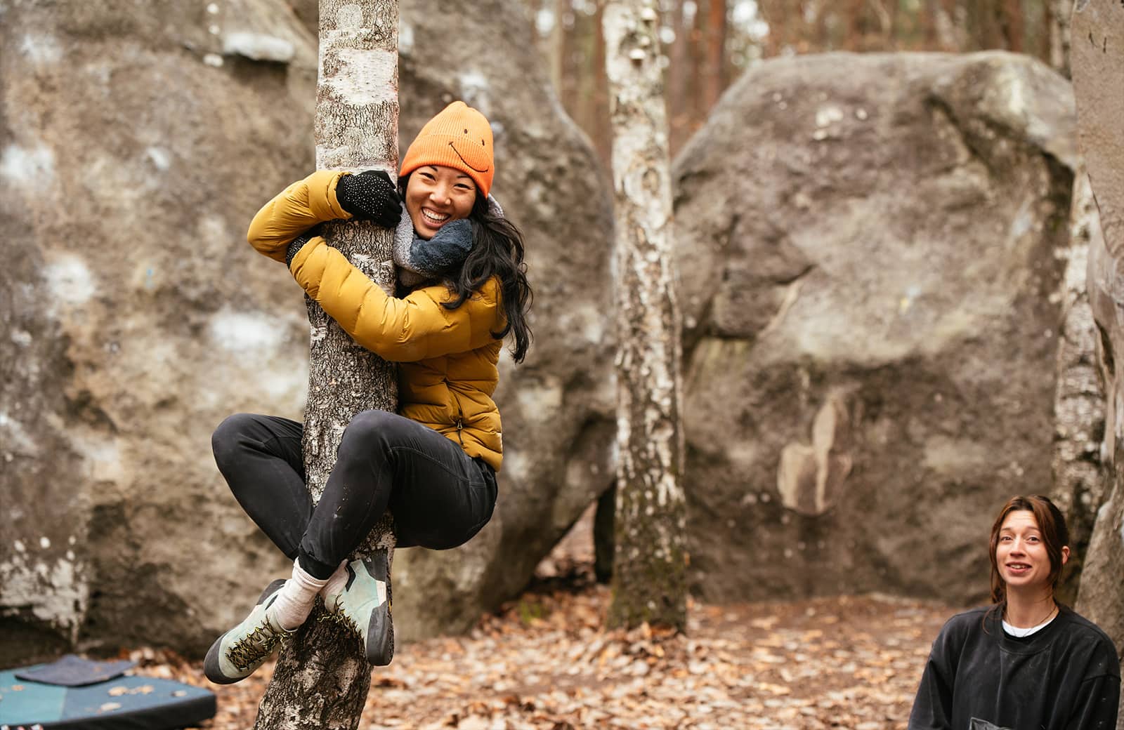 Climbing Fontainebleau- By Nathalie DuPre Commercial Photography